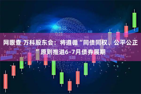 网眼查 万科股东会：将遵循“同债同权、公平公正”原则推进6-7月债券展期